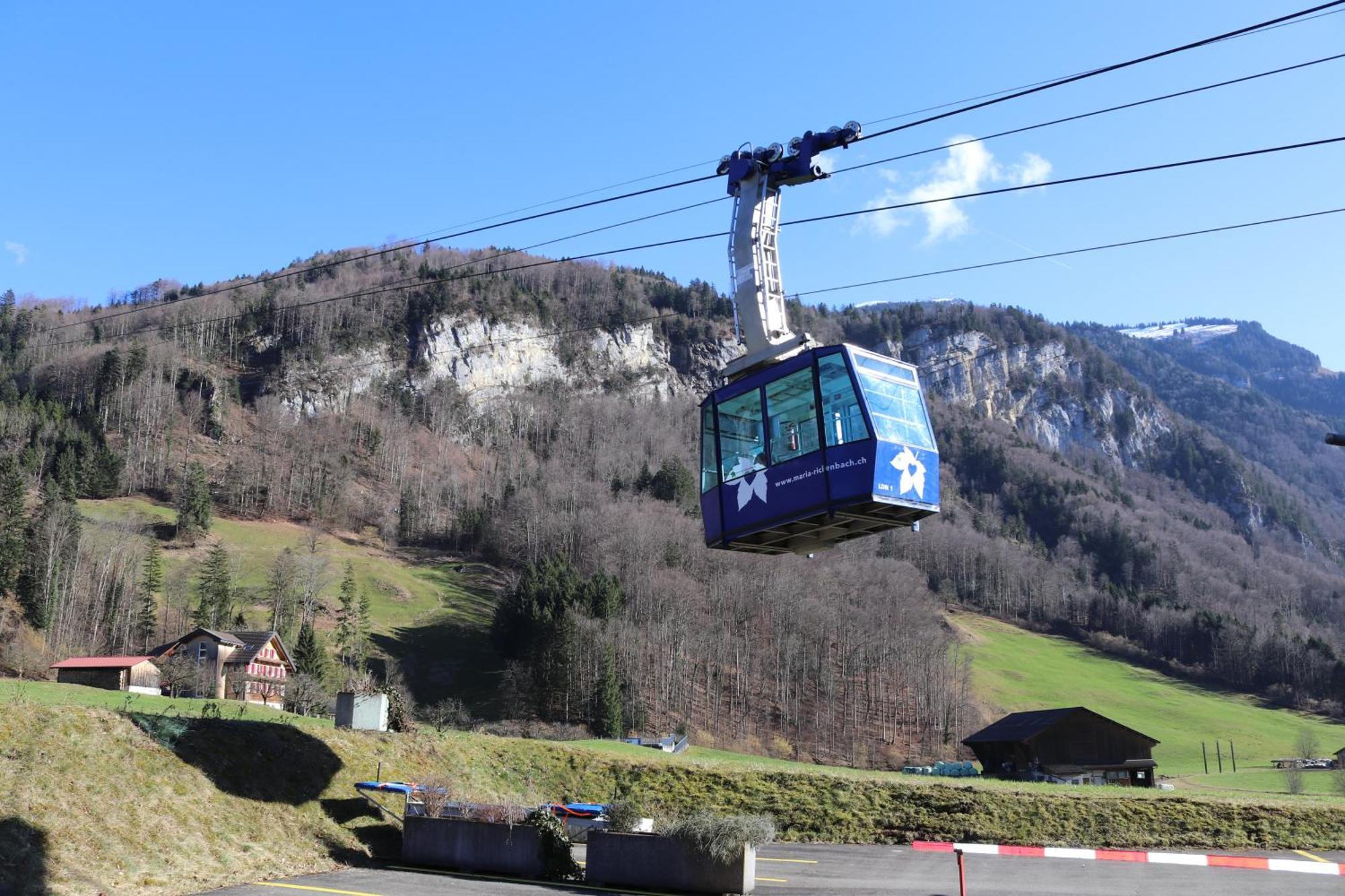 Отель Pilgerhaus Maria-Rickenbach - Anreise Nur Via Luftseilbahn Moeglich Dallenwil Экстерьер фото